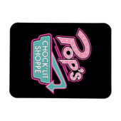 Magnet Flexible Logo rose du magasin Chock'Lit de Pop (Horizontal)