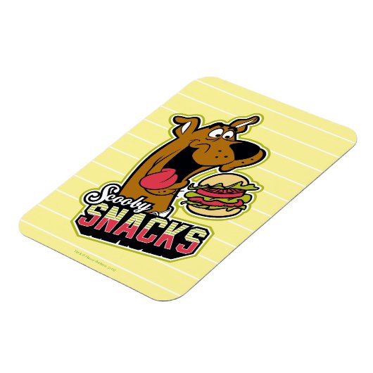 Magnet Flexible Logo Scooby-Doo "Scooby Snacks" (Côté Gauche)