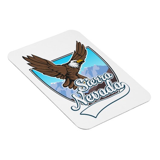 Magnet Flexible logo Sierra Nevada États-Unis (Côté Droit)