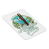 Magnet Flexible Logo ski Arapahoe Basin Utah (Côté Droit)