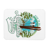 Magnet Flexible Logo ski Arapahoe Basin Utah (Horizontal)