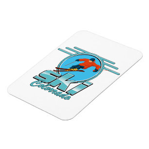 Magnet Flexible logo ski Colorado