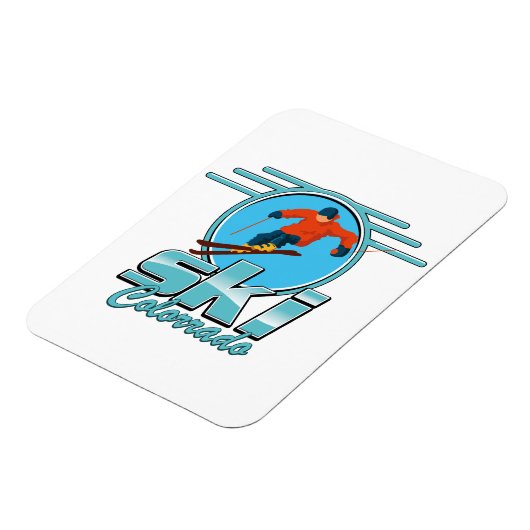 Magnet Flexible logo ski Colorado (Côté Gauche)