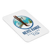 Magnet Flexible logo ski Nevis Range Écosse (Côté Droit)