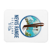 Magnet Flexible logo ski Nevis Range Écosse (Horizontal)