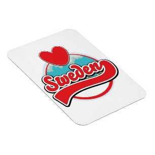Magnet Flexible Logo style vintage Amour Suède
