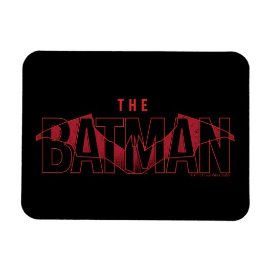 Magnet Flexible Logo superposé de Batman Bat (Horizontal)