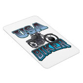 Magnet Flexible Logo USA Biker (Côté Droit)