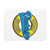 Magnet Flexible Logo vintage de Trelleborg en Suède (Horizontal)