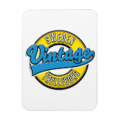 Magnet Flexible Logo vintage de Trelleborg en Suède (Vertical)