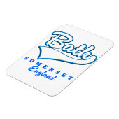 Magnet Flexible Logo voyage de Bath Somerset (Côté Gauche)