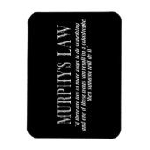 Magnet Flexible Loi de Murphy (Vertical)