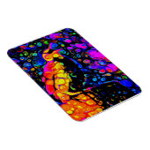 Magnet Flexible L'Oiseau Solitaire 4 : Style Art Liquide (Côté Droit)