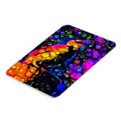 Magnet Flexible L'Oiseau Solitaire 4 : Style Art Liquide (Côté Gauche)