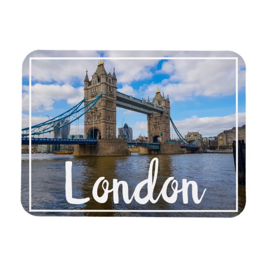 Magnet Flexible London Angleterre Great Britain Tower Bridge (Horizontal)