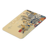 Magnet Flexible London Doodle Scene (Côté Gauche)