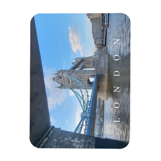 Magnet Flexible London Tower Bridge vue encadrée réfrigérateur aim (Vertical)