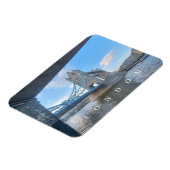 Magnet Flexible London Tower Bridge vue encadrée réfrigérateur aim (Côté Gauche)