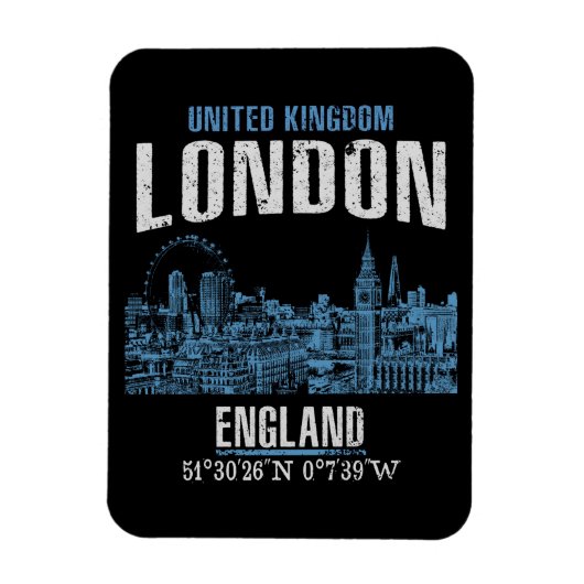 Magnet Flexible Londres (Vertical)