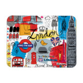 Magnet Flexible Londres, Angleterre (Horizontal)