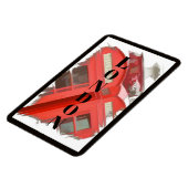 Magnet Flexible Londres Angleterre Retro Red Phone Booth (Côté Gauche)