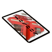 Magnet Flexible Londres Angleterre Retro Red Phone Booth (Côté Droit)
