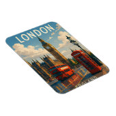 Magnet Flexible Londres Angleterre Royaux Monuments Thames (Côté Droit)