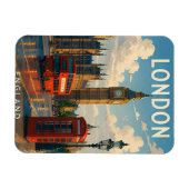 Magnet Flexible Londres Angleterre Royaux Monuments Thames (Horizontal)