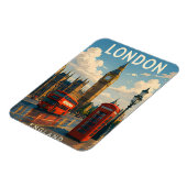 Magnet Flexible Londres Angleterre Royaux Monuments Thames (Côté Gauche)