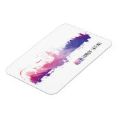 Magnet Flexible Londres Angleterre Skyline Splash (Côté Gauche)