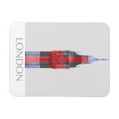 Magnet Flexible Londres Big Ben Union Jack (Horizontal)