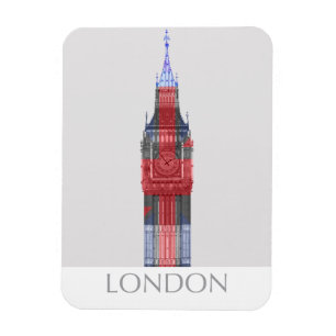 Magnet Flexible Londres Big Ben Union Jack