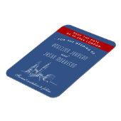 Magnet Flexible Londres Mariage Enregistrer La Date Invitation (Côté Gauche)