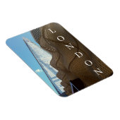 Magnet Flexible Londres, Shard vue frigo aimant (Côté Droit)