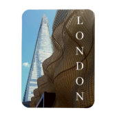 Magnet Flexible Londres, Shard vue frigo aimant (Vertical)