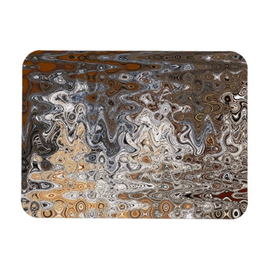Magnet Flexible Lone Pine River Abstrait 8, 2018 | Images SVP (Horizontal)