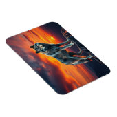 Magnet Flexible Lone Wolf at Sunset (Côté Droit)
