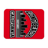 Magnet Flexible Long Beach, Californie (Horizontal)