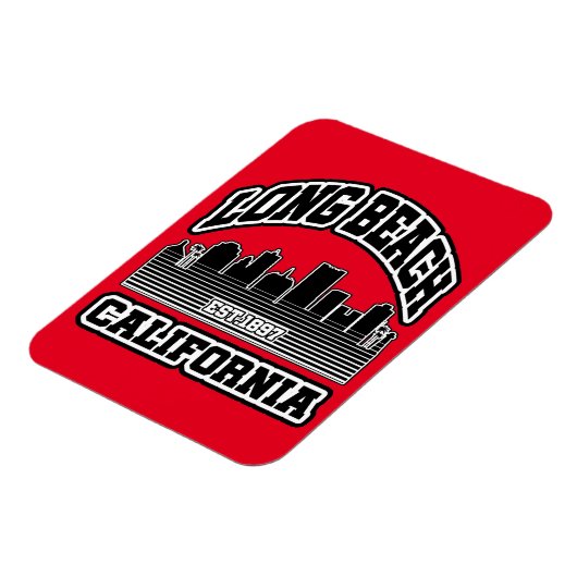 Magnet Flexible Long Beach, Californie (Côté Gauche)