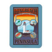 Magnet Flexible Long Beach, Washington Travel (Vertical)
