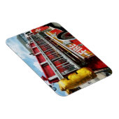 Magnet Flexible Longue échelle sur camion-feu (Côté Droit)