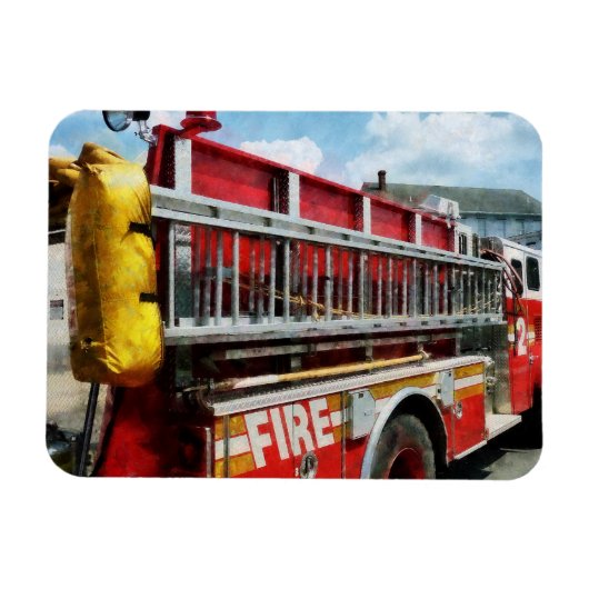 Magnet Flexible Longue échelle sur camion-feu (Horizontal)