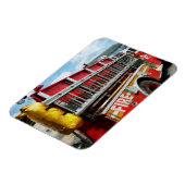 Magnet Flexible Longue échelle sur camion-feu (Côté Gauche)