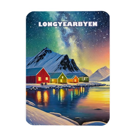 Magnet Flexible Longyearbyen, oasis arctique (Vertical)