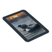Magnet Flexible Loon commun du New Hampshire (Côté Droit)