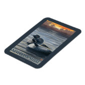 Magnet Flexible Loon commun du New Hampshire (Côté Gauche)