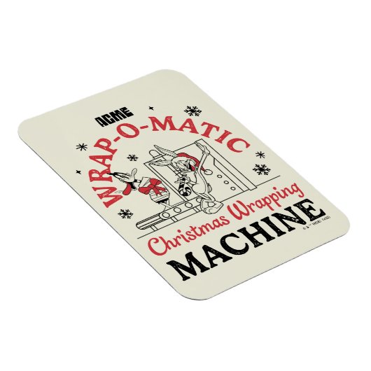 Magnet Flexible LOONEY TUNES™ | Machine à envelopper ACME-O-Matic (Côté Droit)