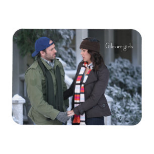 Magnet Flexible Lorelai & Luke Holding Hands in the Snow