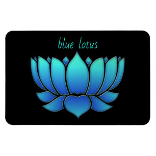 Magnet Flexible lotus bleus -