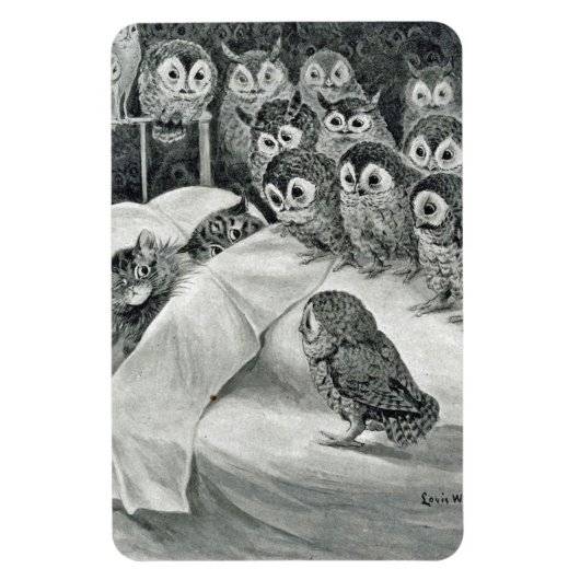 Magnet Flexible Louis Wain Cat Nightmare (Vertical)